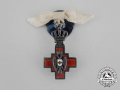 A Miniature Serbian Cross Of The Red Cross Society