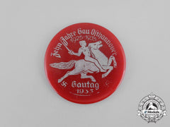A 1935 10-Years Of Nsdap In The East Hannoverian Region Badge