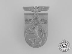 A 1938 Nsdap Bergland District Council Day Badge By Richard Sieper & Söhne