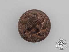 A 1939 Nsdap Hamburg District Summer Solstice Celebration Badge