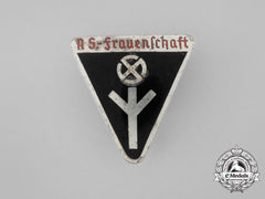 A Third Reich Period German Women’s League Membership Badge By Rudolf Tham