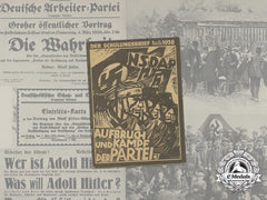 A 1938 Issue Of Propaganda Magazine “Der Schulungsbrief”, Vol. 5