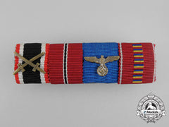 A Second War German Romanian Anti-Communist Service Medal Ribbon Bar