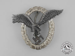 A Fine Early Luftwaffe Pilot’s Badge By C. E. Juncker (J-1)