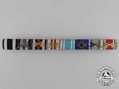 A First And Second War German/Austrian Long Service Medal Ribbon Bar