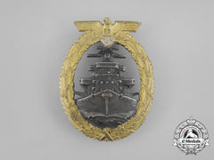 A Mint Early Quality Kriegsmarine High Seas Fleet Badge By Schwerin Of Berlin