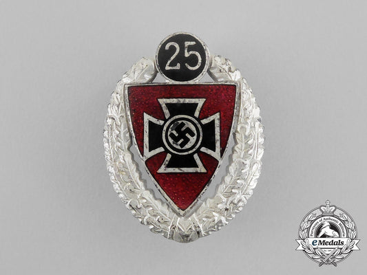a25-_year_german_veteran’s_association_membership_badge_by_fritz_zimmermann_bb_1952