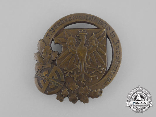 a1930_german_sports_league3_rd_provincial_sports_festival_in_innsbruck_badge_by_j._schwertner_bb_1962