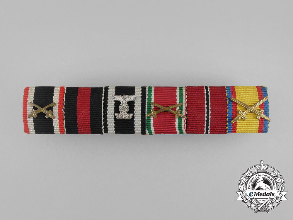 A Unique First And Second War German Medal Ribbon Bar – eMedals