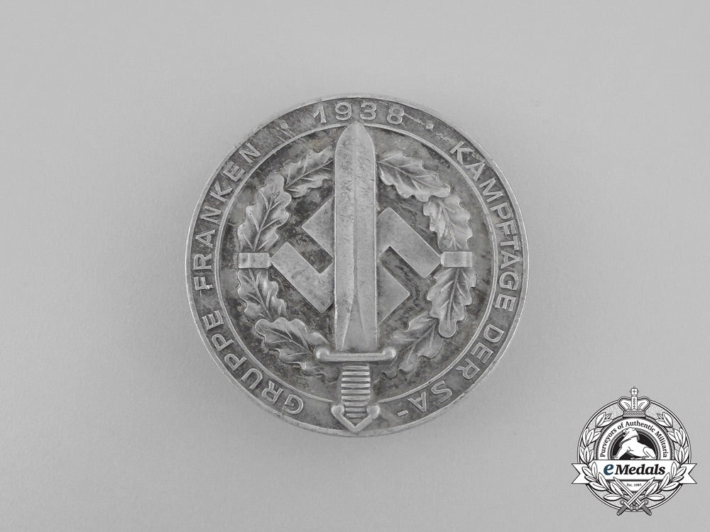 A 1938 Sa Group Franken Sports Championships Badge By Christian Lauer