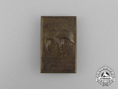 A 1937 “Shoulder On Shoulder” Meeting Of German And Austrian Soldiers Badge