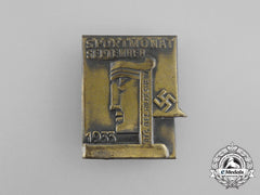 A 1933 September Sports Month In Hildesheim Badge