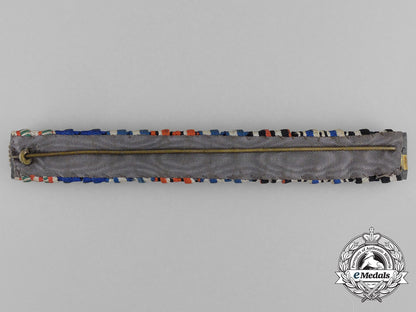 an_extensive_first_and_second_war_german_ss-_long_service_medal_ribbon_bar_bb_2431