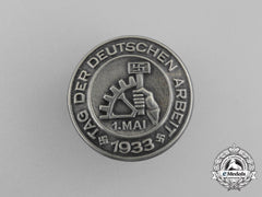 A 1933 Nsbo “May 1St - Day Of German Labour” Badge