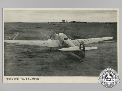 four_luftwaffe_picture_postcards(_fw.58)_bb_2546