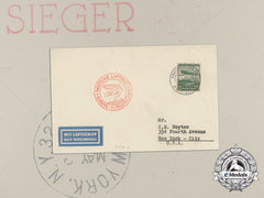 An Envelope Sent By Airship “Hindenburg” To New York, 1936