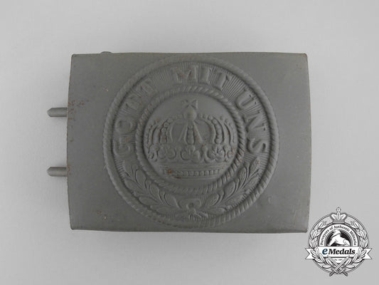 a"_old_stock"_german_imperial_army_enlisted_man's_belt_buckle_bb_2593
