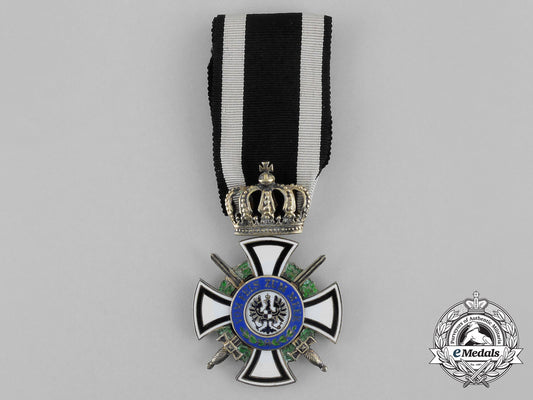 a_prussian_royal_house_order_of_hohenzollern;_knight's_cross_with_swords_by_sy&_wagner_bb_2683