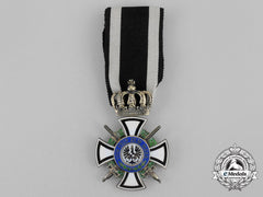 A Prussian Royal House Order Of Hohenzollern; Knight's Cross With Swords By Sy & Wagner