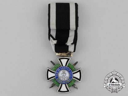 a_prussian_royal_house_order_of_hohenzollern;_knight's_cross_with_swords_by_sy&_wagner_bb_2686