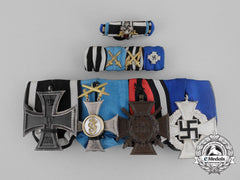 A First War Wurttemberg Friedrich Order Medal Bar With Boutonniere