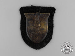 An Unissued Wehrmacht Heer (Army) Issue Krim Campaign Shield
