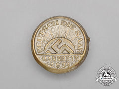 A 1934 Mannheim “The Saar Is German” Badge
