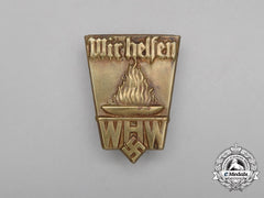 A Whw (Winter Relief Of The German People) Donation Badge