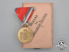 Serbia, Kingdom. A Medal For Civil Merit, 1St Class Gold Grade