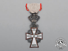 A Danish Order Of Dannebrog; 3Rd Class Knight, Christian Ix (1863-1906)