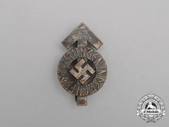 A Silver Grade Hj Proficiency Badge By Wächtler & Lange; Numbered