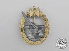 A Second War German Kriegsmarine Coastal Artillery War Badge