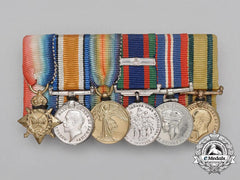 A First War Territorial Service Miniature Medal Group