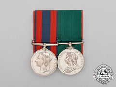 A North West Canada Service Pair To The Montreal Garrison Artillery