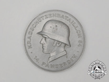 a_mint_cased14_th_panzer_division_motorcycle_reconnaissance_battalion_medal_by_deschler_bb_3563