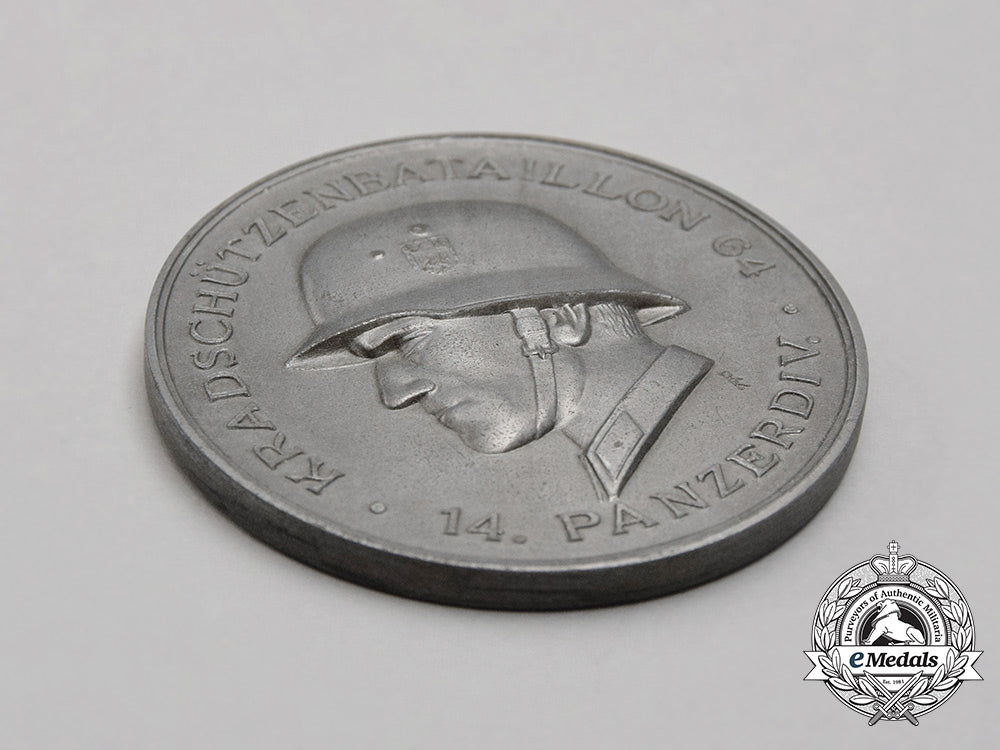 a_mint_cased14_th_panzer_division_motorcycle_reconnaissance_battalion_medal_by_deschler_bb_3565