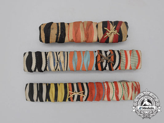 three_first_war_german_medal_ribbon_bars_bb_3628