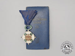 Yugoslavia, Kingdom. An Order Of The Crown, Iv Class With Case, By Huguenin Freres