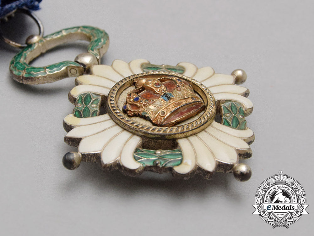 yugoslavia,_kingdom._an_order_of_the_crown,_iv_class_with_case,_by_huguenin_freres_bb_3797