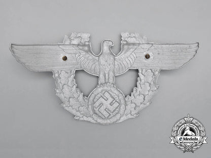 a_third_reich_period_german_police/_gendarmerie_shako_plate_bb_3858