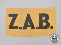 A German Imperial Battalion Of Civil Workers (Zab = Zivilarbeitersbataillon) Armband