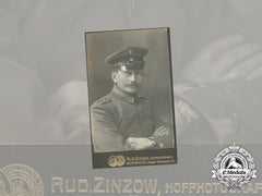 A First War Studio Portrait Of German Pilot