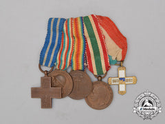 A First War Miniature Italian Group Of Five