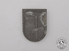 An Imperial Austria First War Cap Badge "Mitrovica" (Kosovo/Serbia)