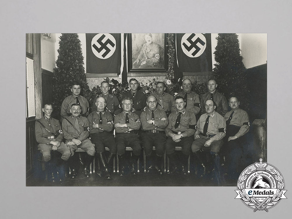 2_nsdap_id_books&3_wartime_photos_to_sa_member_hans_hartmann_bb_4128