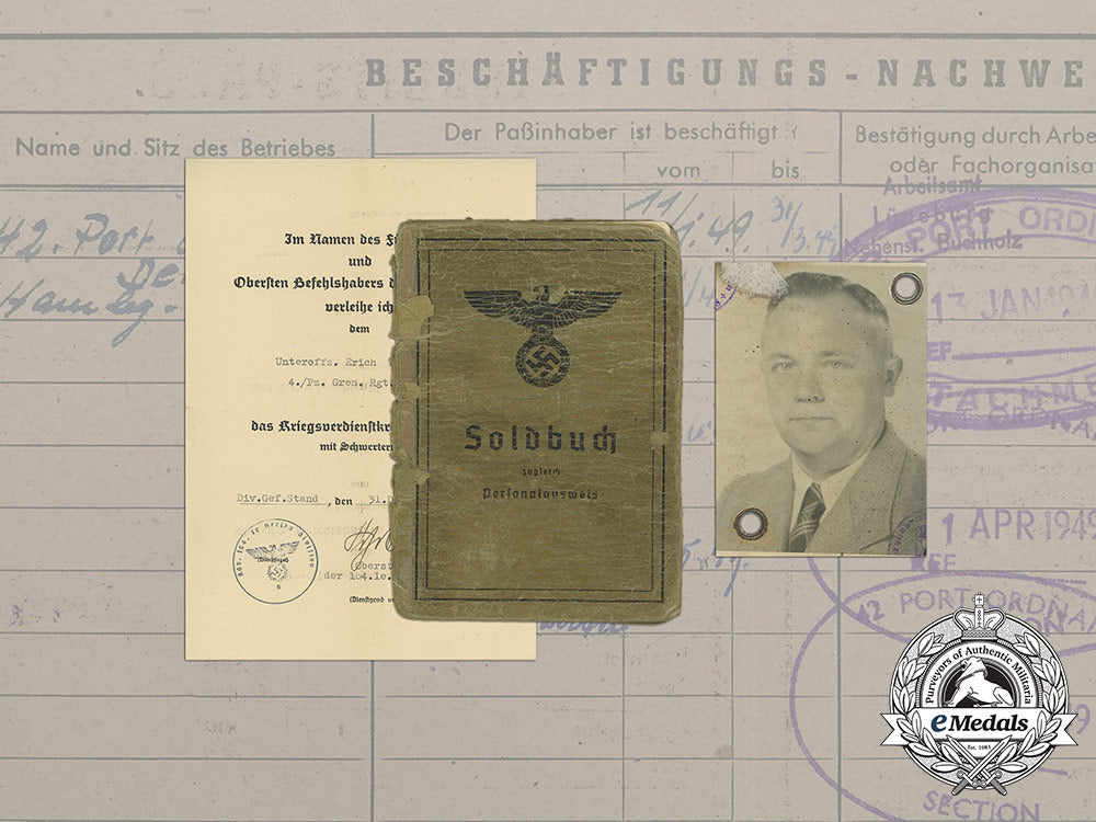 an_excellent_afrika_corps_document_grouping_to_panzer_grenadier_regiment433_pow_bb_4144