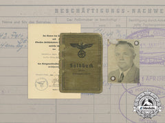 An Excellent Afrika Corps Document Grouping To Panzer Grenadier Regiment 433 Pow