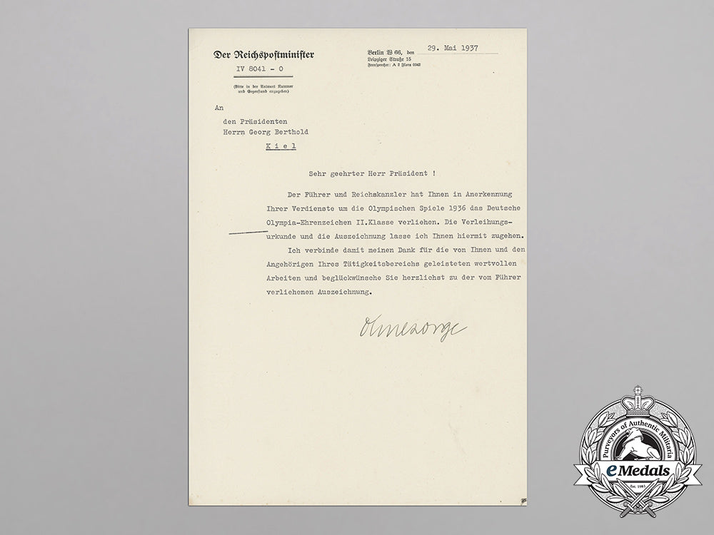 an_olympic_honour_badge_award_document_to_georg_berthold_bb_4208
