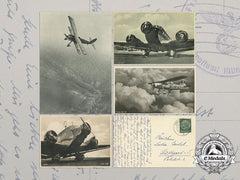 Four Second War Luftwaffe Postcards