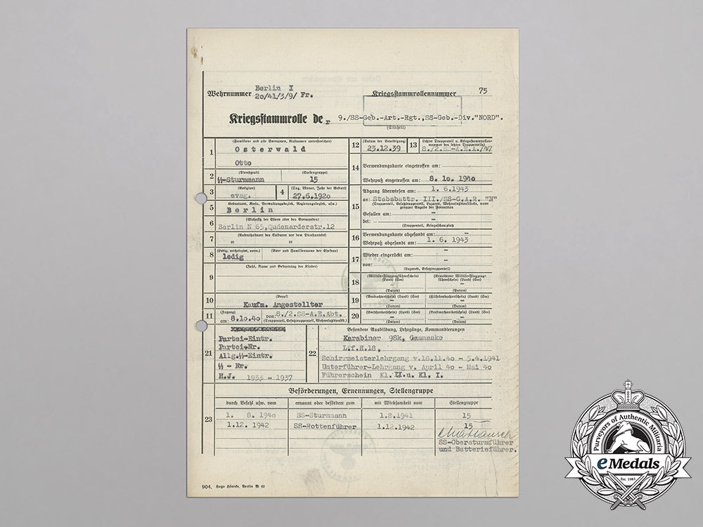 a_service_record_to_ss-_rottenführer_otto_osterwald_bb_4224